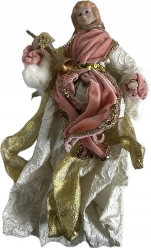  ANGEL ON THE TOP OF THE CHRISTMAS TREE CHRISTMAS CHRISTMAS - WHITE - 45 CM HIGH