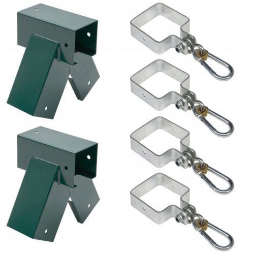 Set of connectors 90x90 + clamps | 90 degrees