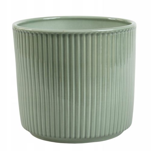  LookMar flowerpot 15 cm x 17 x 15 cm diameter 16 cm ceramic in green tones