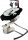  Babymoov Swoon Motion zinc rocker, grey and white