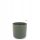  Hydroponic flower pot, 16 cm x 16 x 15 cm, diameter 16 cm, plastic in shades of green