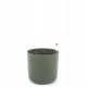  Hydroponic flower pot, 16 cm x 16 x 15 cm, diameter 16 cm, plastic in shades of green