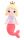  MERMAID MASCOT PLUSH TOY CUTE FABRIC 30 cm