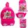 LOL Surprise 4-in-1 Kids Backpack Set with Fanny Pack, Wallet & Shoe Bag