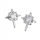  North Star Magnetic Ear Clip for Men, S925 Silver, No Ear Hole