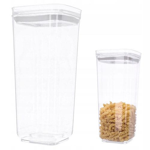 Food container CONTAINER FOR LOOSE PRODUCTS 1.7 l plastic for flour sugar noodles with lid