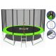 Trampoline with net Fitness Star 374 cm FT 12 (365-374 cm)