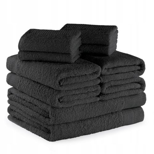 Sets Towels Set Graphite Cotton Towels 10 pcs.