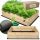  Mini greenhouse 80 cm x 120 cm made of wood