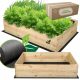  Mini greenhouse 80 cm x 120 cm made of wood