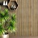 Wallpaper imitating slatted boards