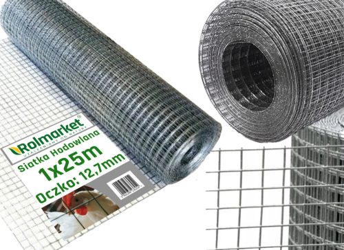 Shade net for fence - Nortene metal mesh 1x25m 13mm 0.8mm FENSANET