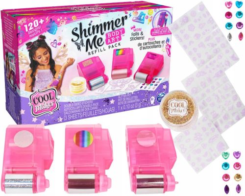  Cool Maker Shimmer Me Body Art Refill Pack