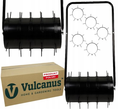 Garden rollers for lawn preparation Aerator, wercyclator Vulcanus 50 cm