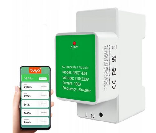 Executive Elements – Smart Home TUYA WiFi Energy and Power Meter for DIN Rail