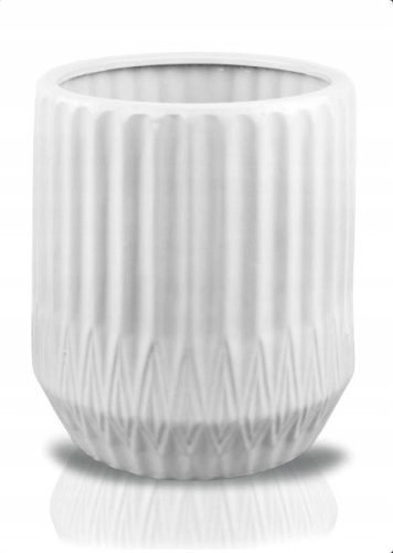 Pots and planters for outdoor and garden Polnix flowerpot 42 cm x 36 x 42 cm diameter 36 cm ceramic white