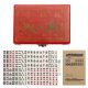  Emulitivt Portable Mahjong Game Set, Chinese Mahjong Game Toy Set for Home and Travel