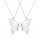  BFF FRIENDSHIP NECKLACES FOR 2 CHAINS SET OF 2