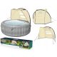 Whirlpool, Garden Whirlpool Rigid Oval Hydromassage Pool Bestway 1 l