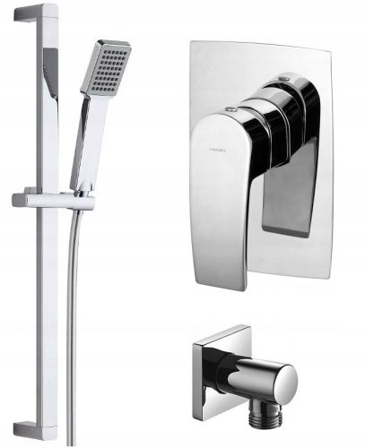 Single lever wall shower mixer Omnires MURRAY Chrome + 2 more products