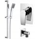 Single lever wall shower mixer Omnires MURRAY Chrome + 2 more products