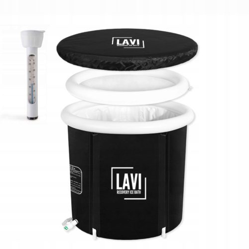 Fass Lavi ice bath for swimming, 75 cm, with lid and thermometer