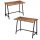  Songmics Vasagle rectangular desk 100 x 50 x 75 cm black