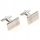  WANDALLIA Shirt cufflinks SP-MN-813 Rectangular Silver Stylish