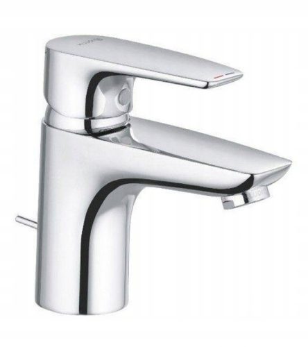 Kludi Pure&Solid chrome pedestal washbasin mixer