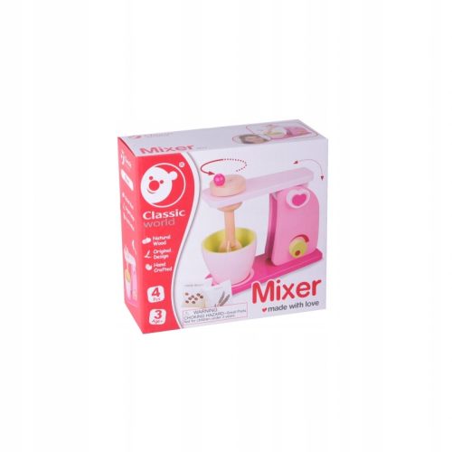  Wooden Mixer Household Appliances Toy for Children Classic Wo