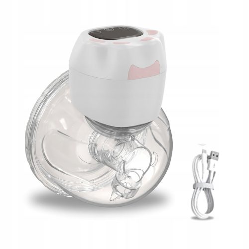  Portable, hands-free breast pump with adjustable levels