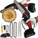  6-inch Mini Electric Chainsaw Tree Saw 2 Batteries Portable