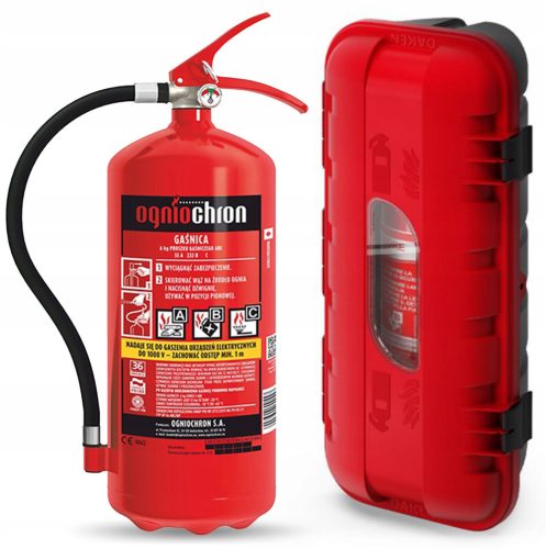 Ogniochron GP-6X powder fire extinguisher, 6 liters