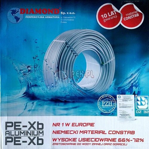 Diamond underfloor heating PEX pipe 100 m