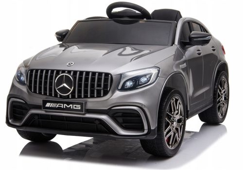  Battery-powered car Mercedes GLC 63S Paint 4x4 180 Watt Silver Painted