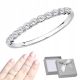  SILVER RING 925 Rhodium plated with cubic zirconia Knuckle Ring BEAUTIFUL R14