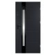 OKDoors right exterior door 90 cm anthracite-black