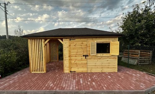 Garden sheds and tools Wooden manor house, 300 x 500 cm