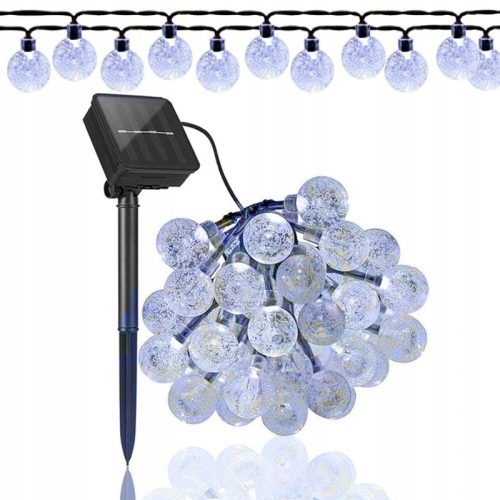 Hanging Garden Lights GARLAND SOLAR GARDEN LAMPS 100 LED BALLS 12M