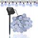 Hanging Garden Lights GARLAND SOLAR GARDEN LAMPS 100 LED BALLS 12M