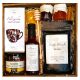  BASKET GIFT BOX GIFT COFFEE TEA JAM HONEY SYRUP RASPBERRY