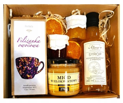  BASKET BOX GIFT SET GIFT TEA JAM HONEY