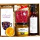  BASKET GIFT SET GIFT TEA CHOCOLATE JAM HONEY SYRUP