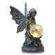 Garden figures and sculptures GARDEN DECORATION ANGEL FIGURE WITH LIGHTING