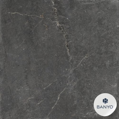 CERAMICA LIMONE BLUE MOON BLACK 90 x 90 CM POTTERY TILE MATT BLACK