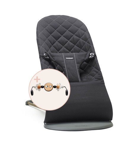  BABYBJORN – Baby bouncer, black + toys