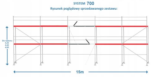 DUDIX SYSTEM 700 007669 scaffolding