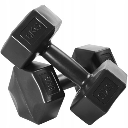  Bituminous fixed dumbbells Gockowiak 2x 6 kg