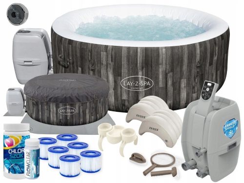 Whirlpool, Garden Whirlpool Bestway Round Inflatable Hydromassage Pool 669 l + 11 more products