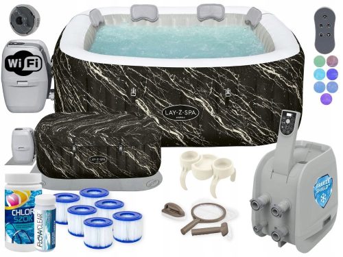 Whirlpool, Garden Whirlpool Bestway square inflatable hydromassage pool 840 l + 11 more products